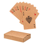 Speelkaarten van recycled papier Aruba + in beige