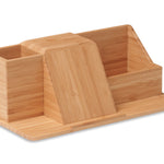 Desktop draadloze lader 15W Groovy in hout