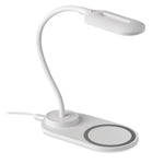 Bureaulamp met 10W lader Saturn in wit