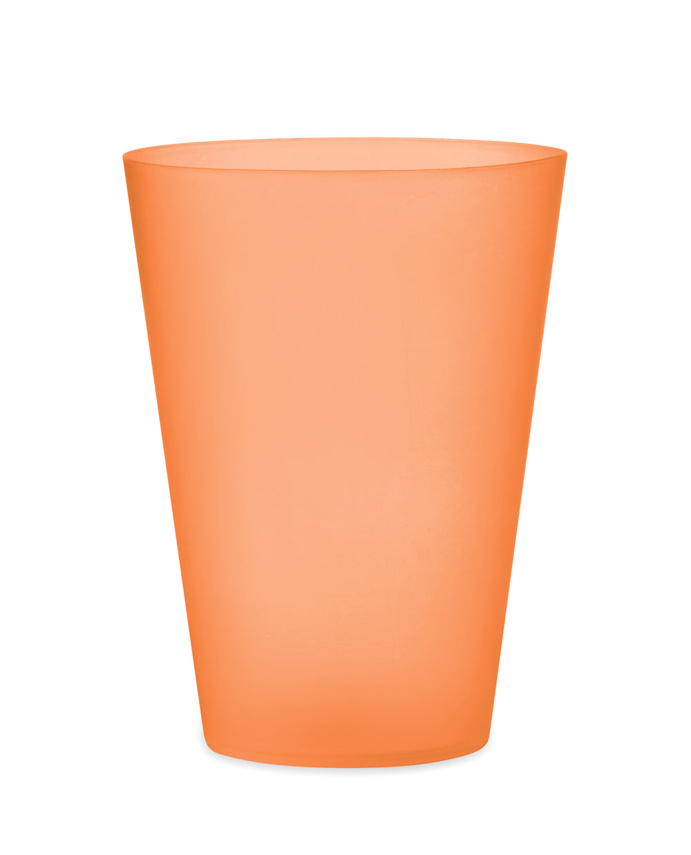Herbruikbare event beker 300 ml Festa in transparant oranje