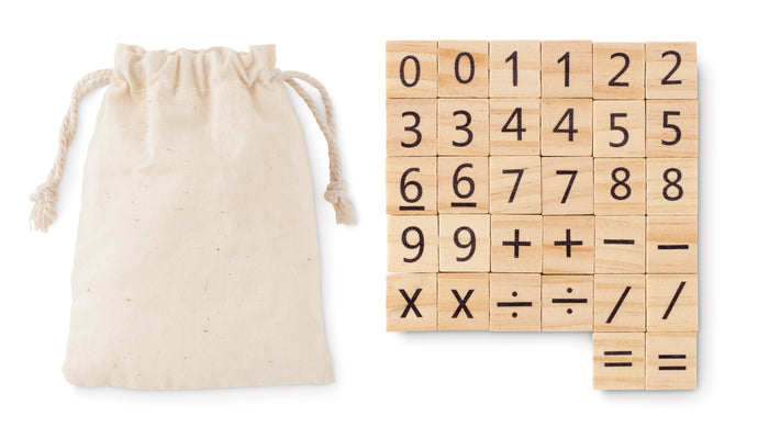 Educatief houten telspel bedrukken – Educount