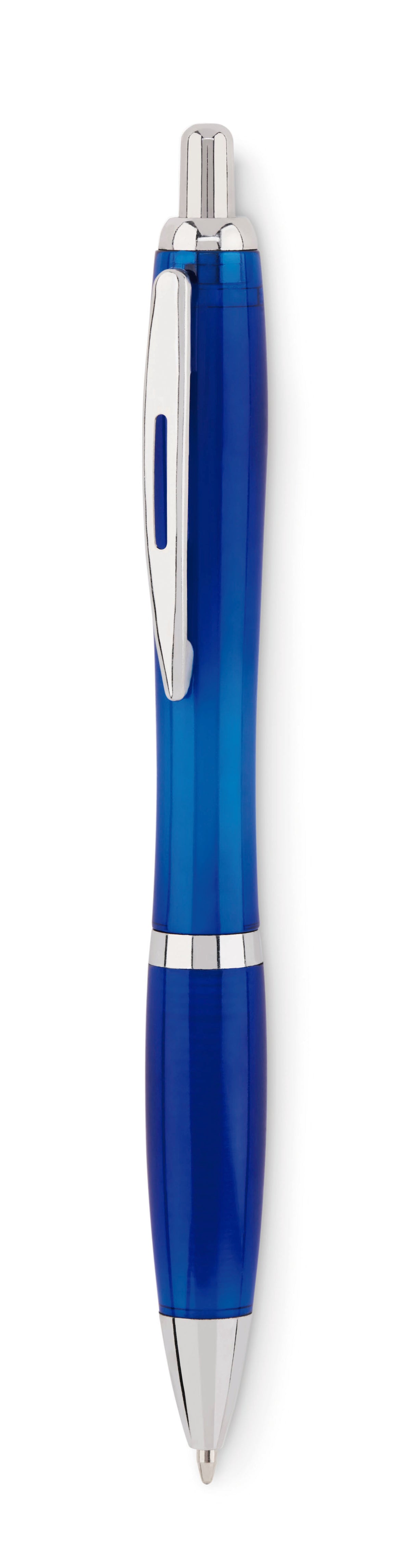 RPET balpen Rio Rpet in transparant blauw