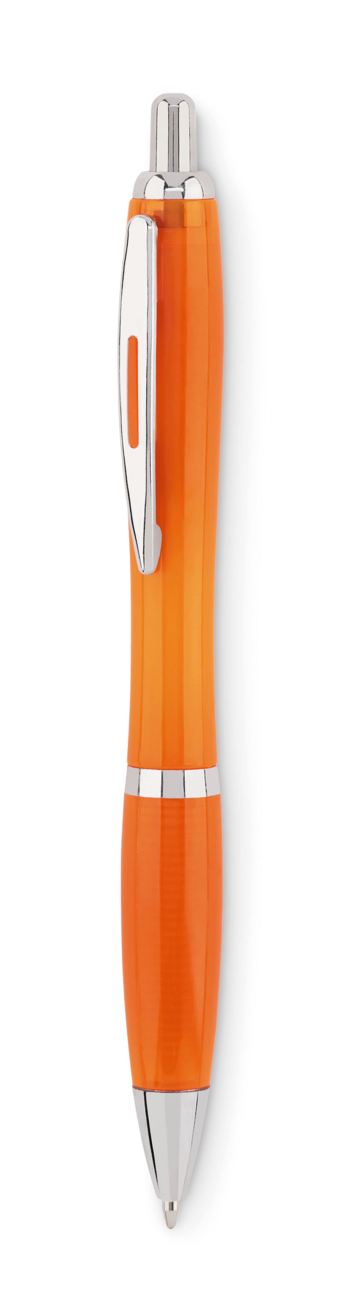 RPET balpen Rio Rpet in transparant oranje