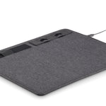 RPET muismat 15W oplader Superpad in steengrijs