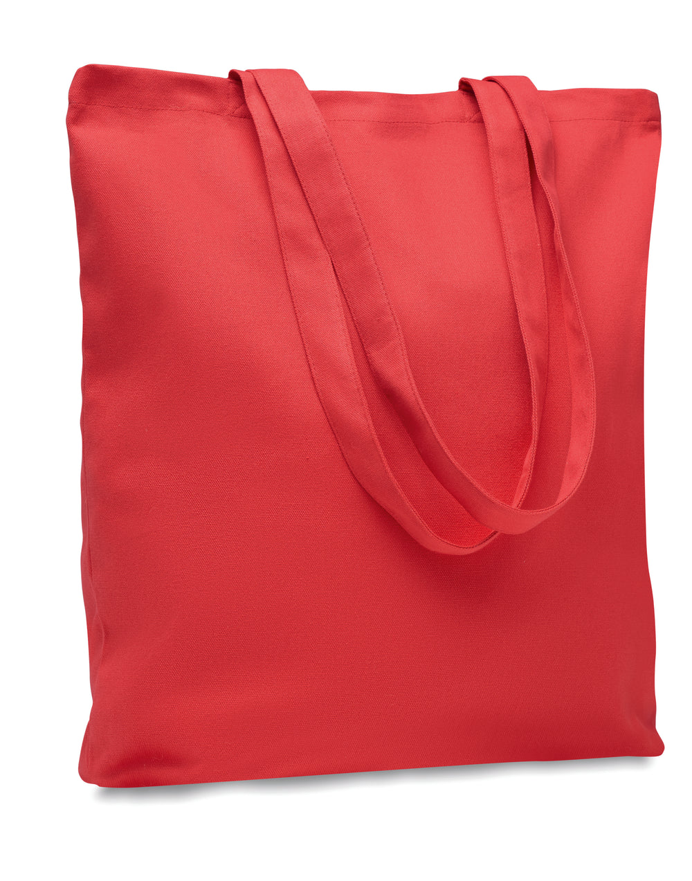 Stevige canvas boodschappentas Rassa Coloured in rood