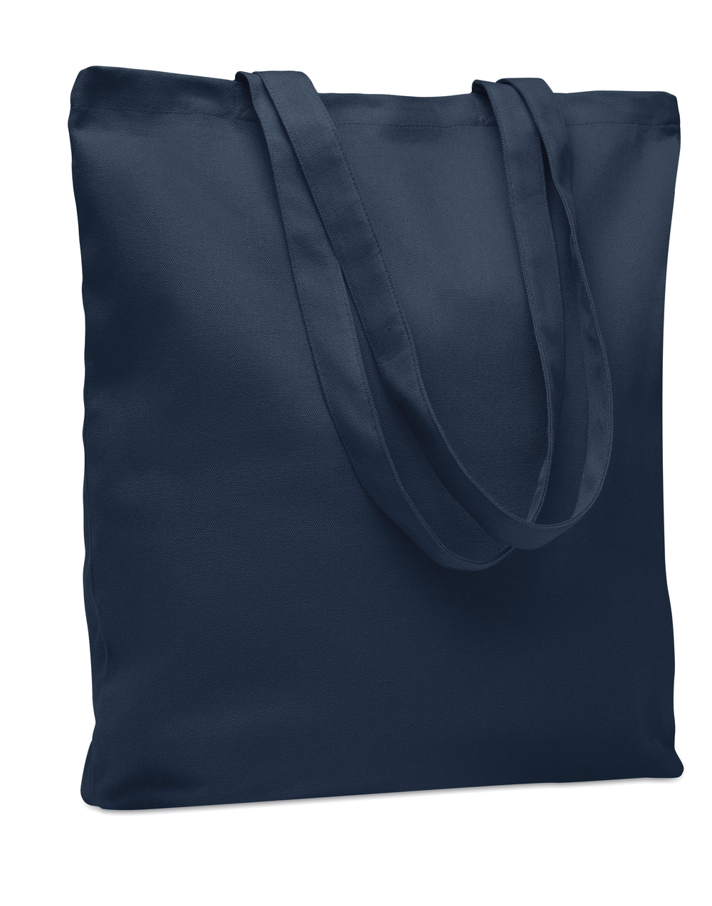 Stevige canvas boodschappentas Rassa Coloured in marineblauw