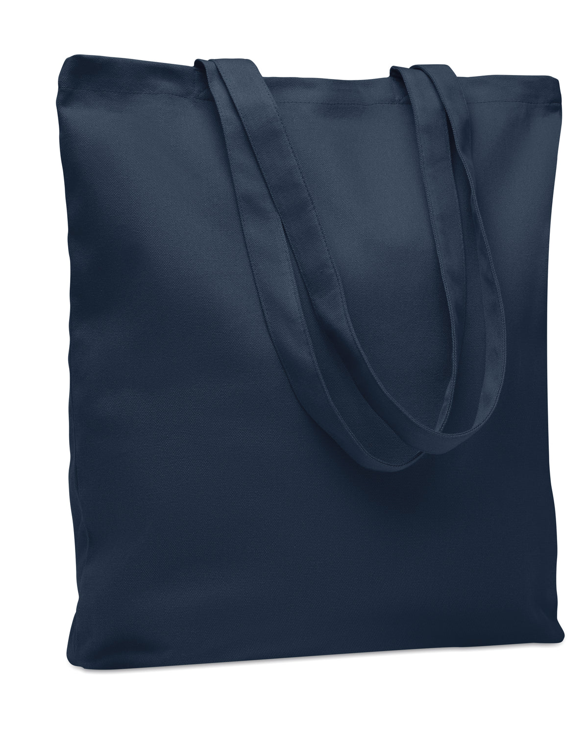 Stevige canvas boodschappentas Rassa Coloured in marineblauw