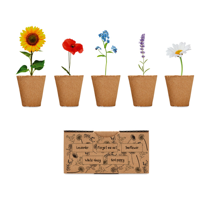 Bloemen kweekset bedrukken – Flowers