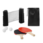 Tafeltennis set Ping Pong in zwart
