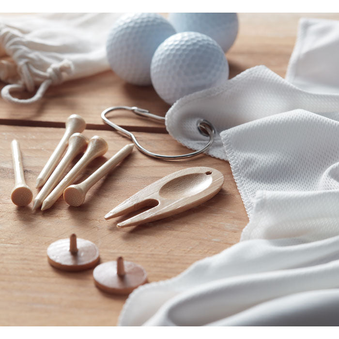 Golf accessoires set in etui Dormie, sfeerfoto