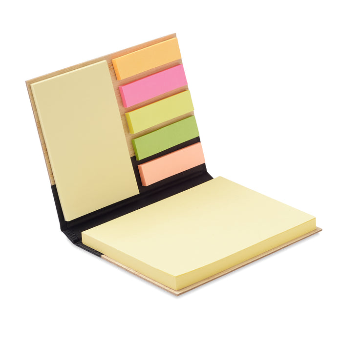 Bamboe sticky notes set bedrukken – Visionbam