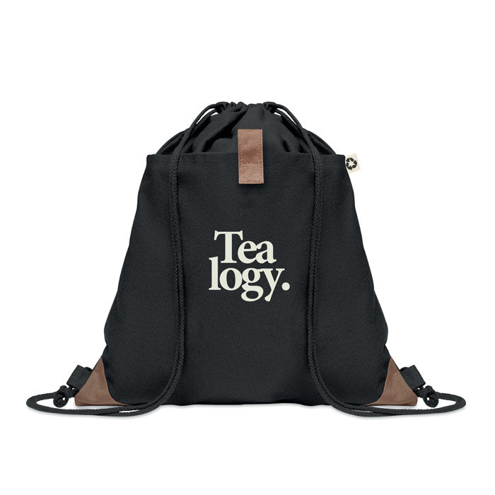 Trekkoord rugzak Panda Bag met een bedrukking als voorbeeld