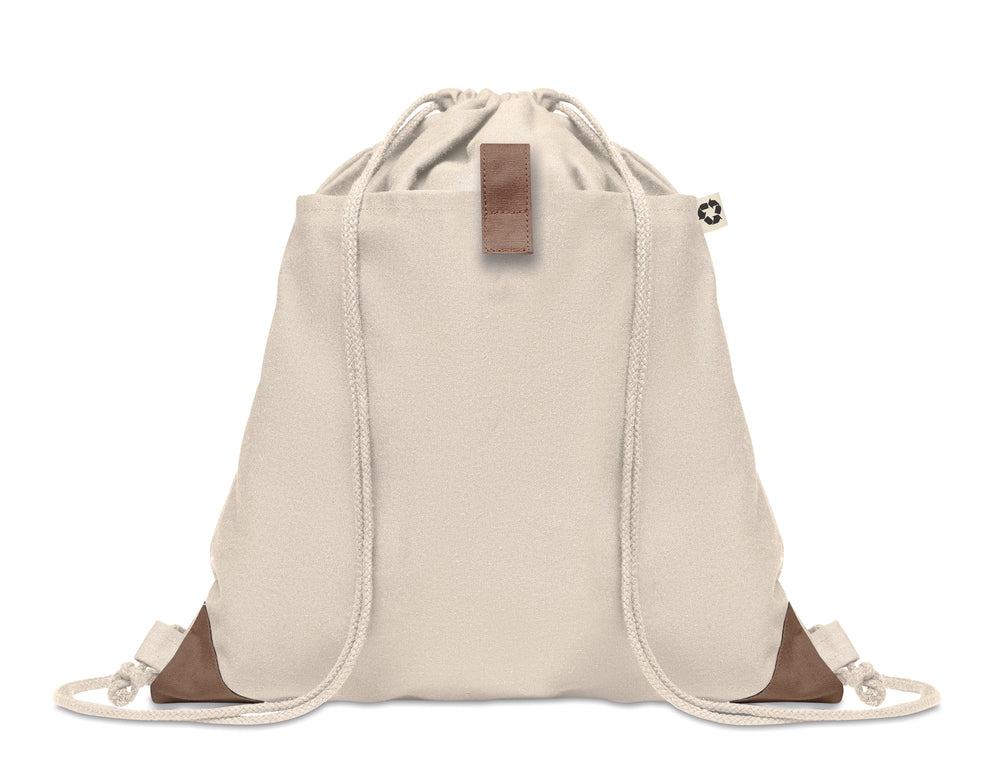 Trekkoord rugzak Panda Bag in beige