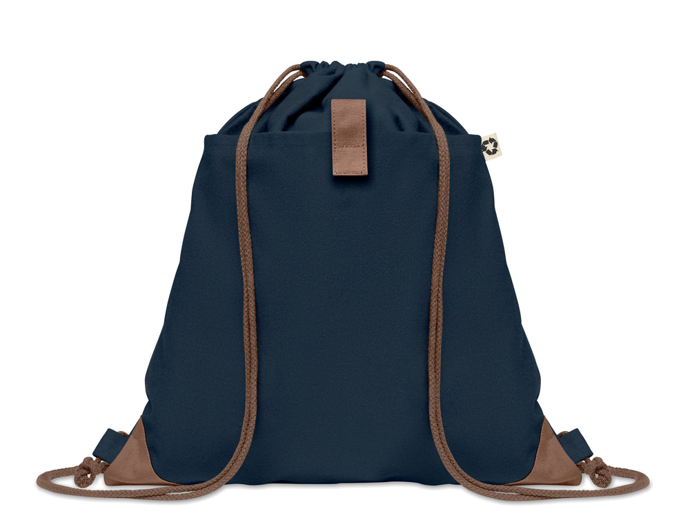 Trekkoord rugzak Panda Bag in marineblauw