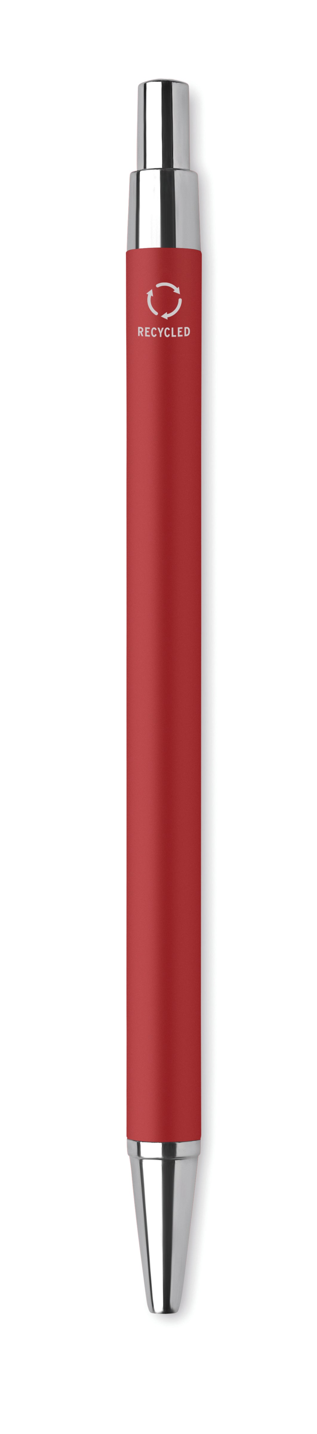 Gerecyclede aluminium balpen Dana in rood