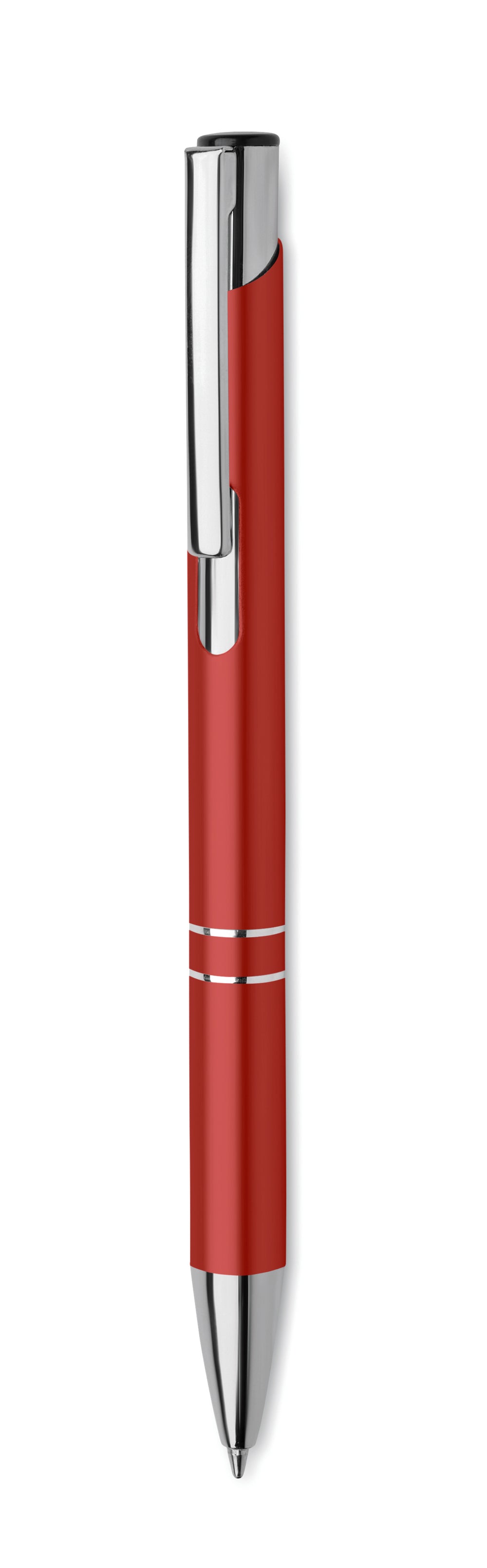 Gerecyclede aluminium balpen Bern Ra in rood