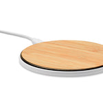 Draadloze oplader 15W in bamboe Despad + in hout