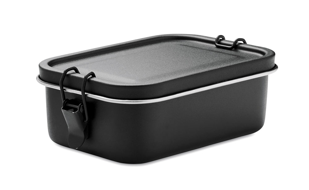RVS lunchbox 750 ml Chan Lunchbox Colour in zwart
