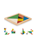 In hout Tangram in hout