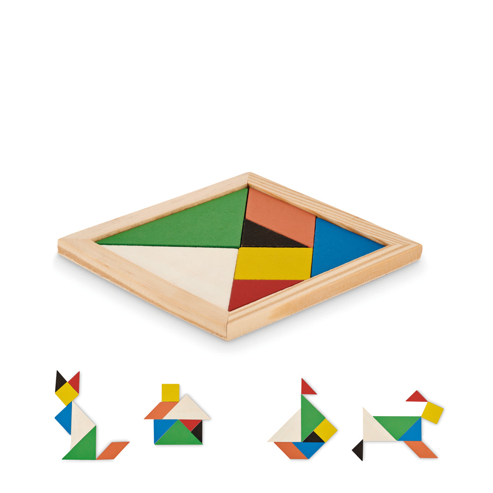 In hout Tangram in hout