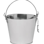 Metalen bieremmer 4 l Bucky in mat zilver