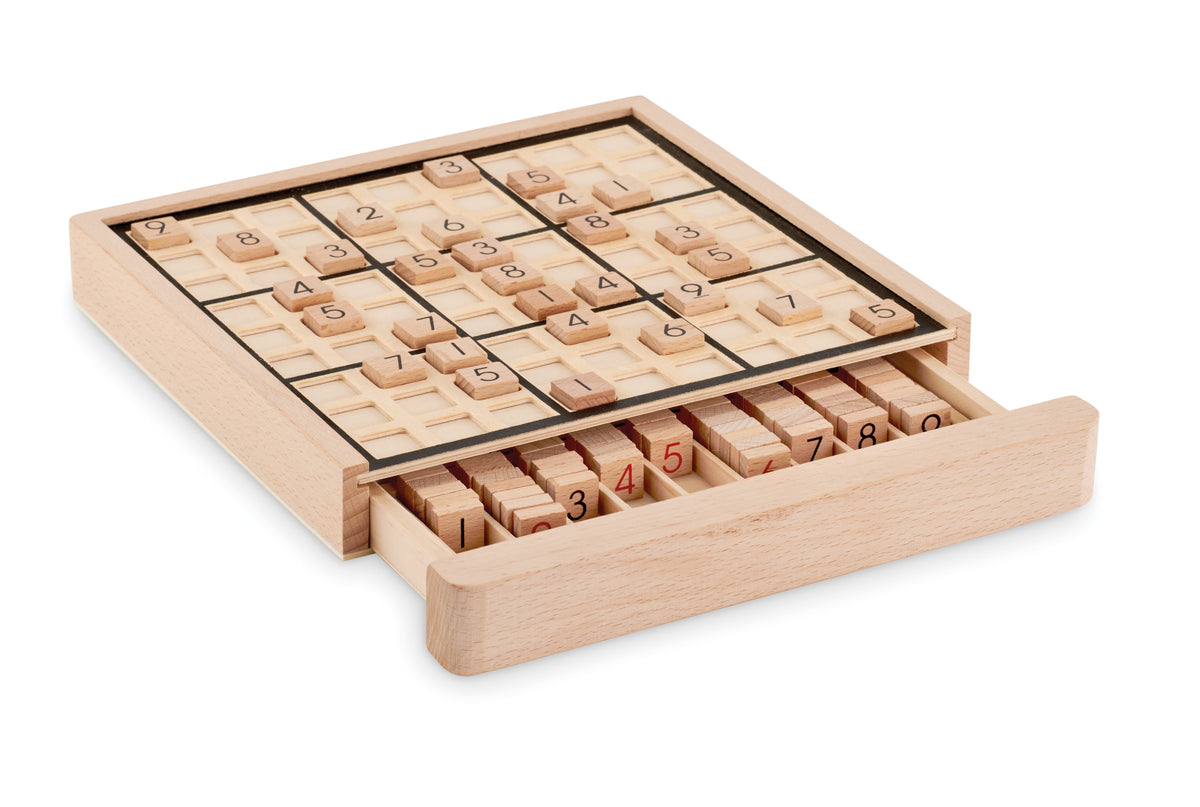 Houten bordspel Sudoku in hout