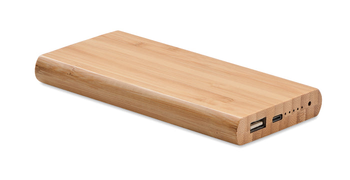 Bamboe powerbank 6000 mAh bedrukken – Arena C
