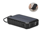 8000 mAh zon/dynamo lader Dya in zwart