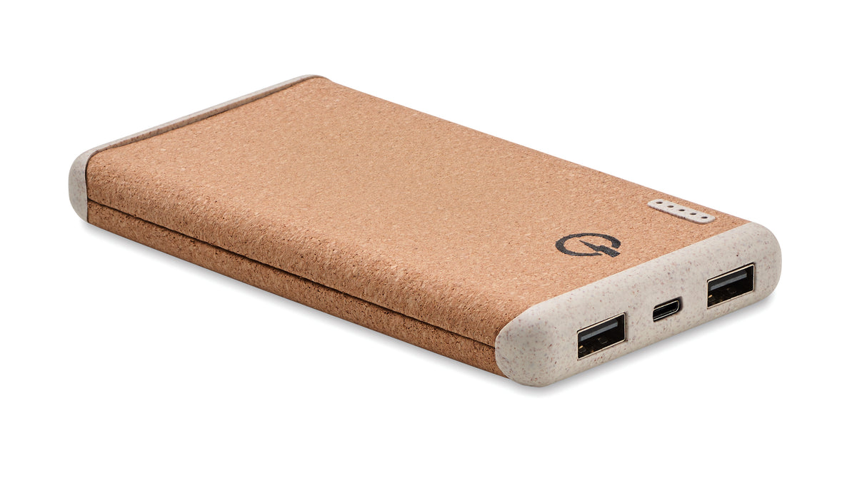 Draadloze 10000 mAh PowerBank Ralia in beige