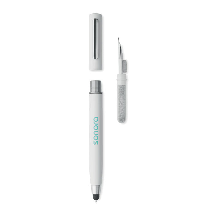 Stylus pen TWS schoonmaakset Cleanpen met een bedrukking als voorbeeld