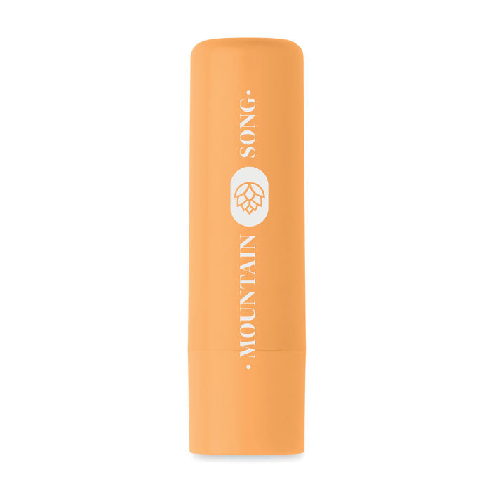 Vegan lippenbalsem gerecycled Vegan Gloss met een bedrukking als voorbeeld