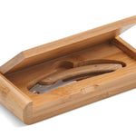 Kelnersmes van bamboe Sono in hout