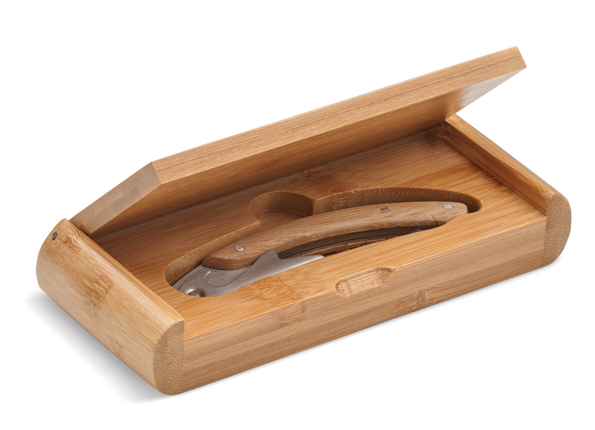 Kelnersmes van bamboe Sono in hout