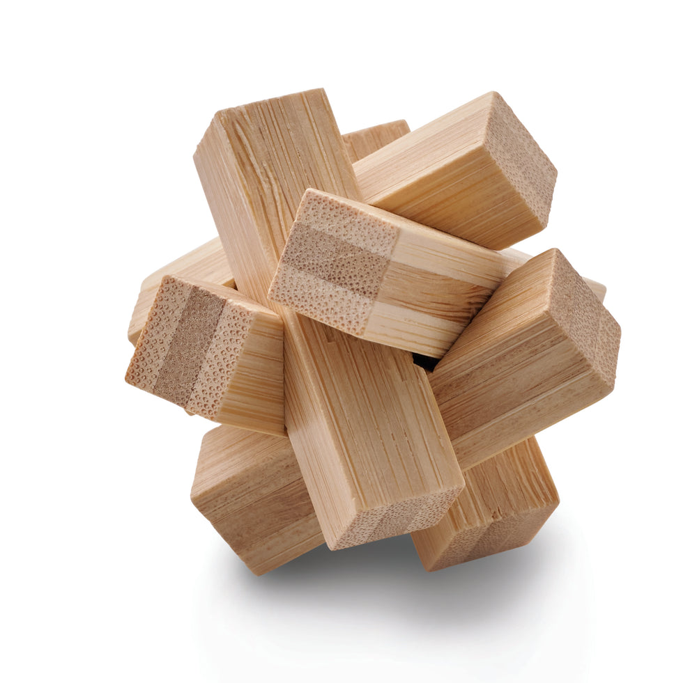 Bamboe breinbreker ster Cubenats in hout