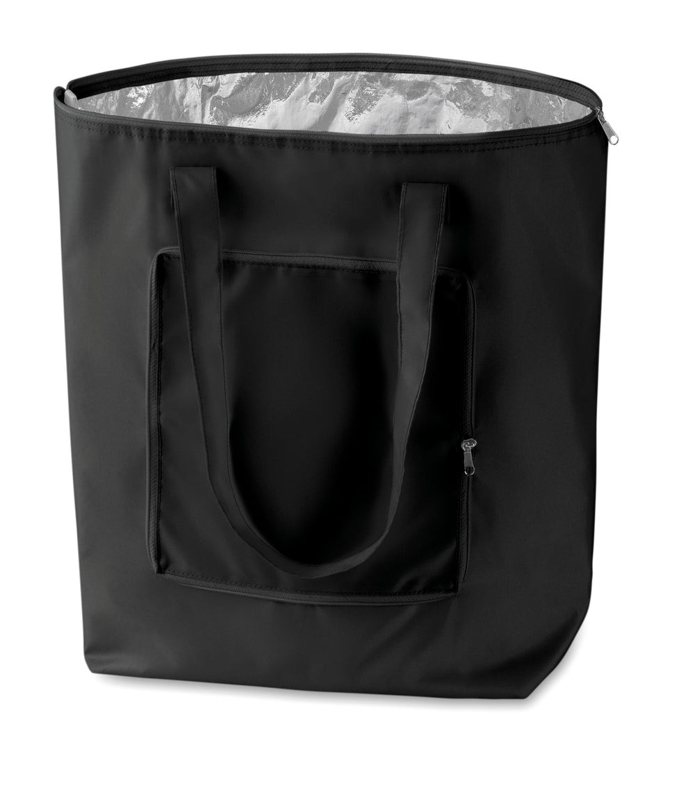 Koeltas van 210T nylon Plicool in zwart