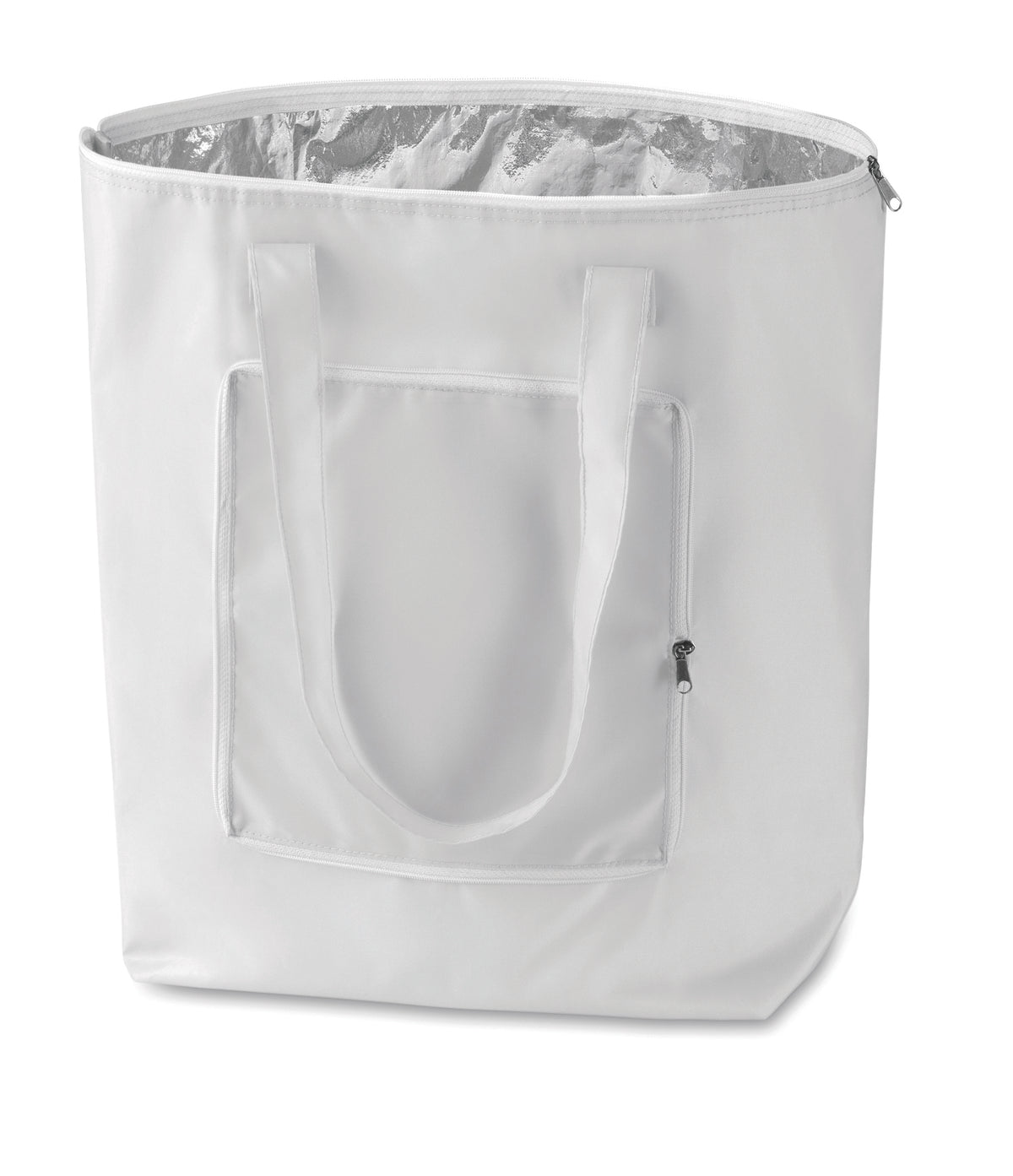 Koeltas van 210T nylon Plicool in wit