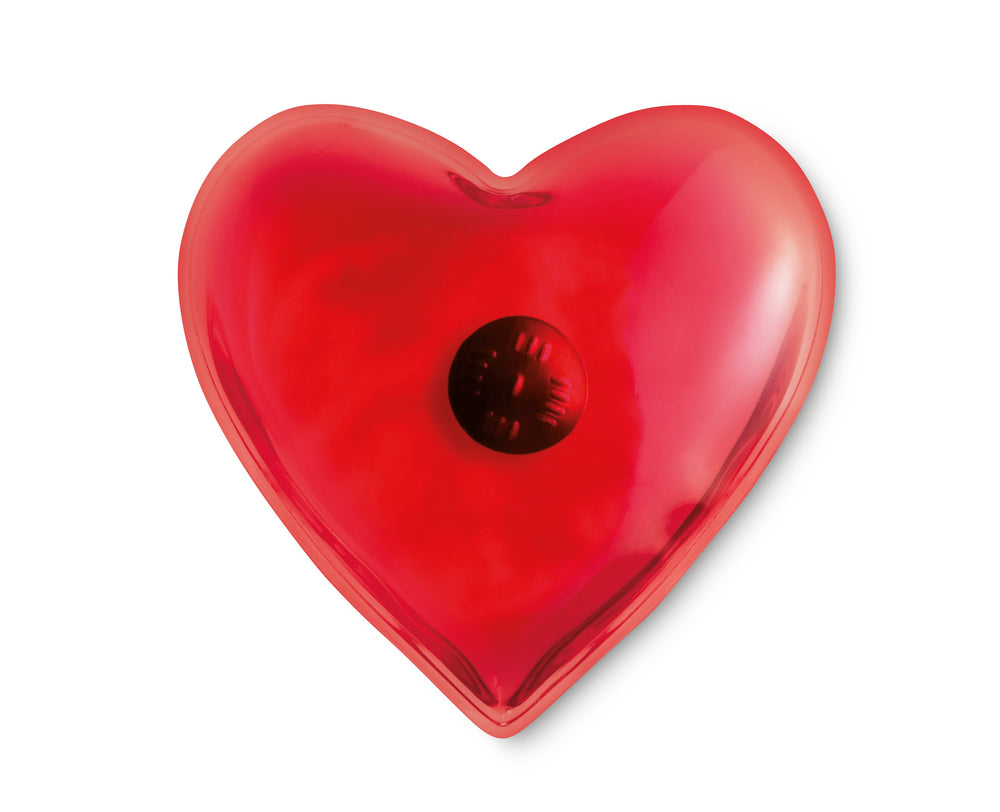 Handwarmer in hartvorm Waco in rood