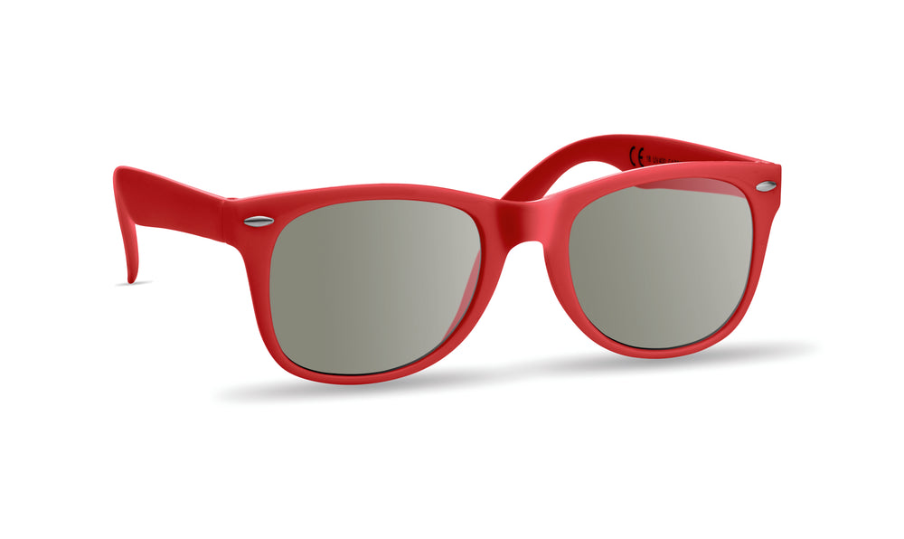 Zonnebril met UV bescherming America in rood