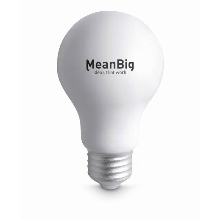Anti-stress gloeilamp Light met een bedrukking als voorbeeld