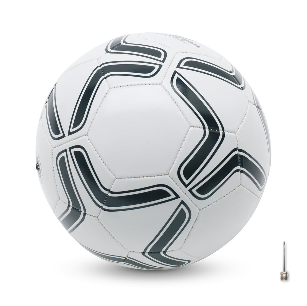 PVC voetbal 21.5 cm Soccerini in wit/zwart