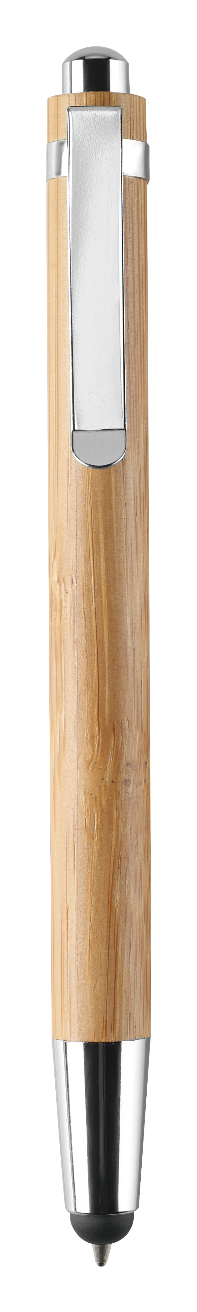 Bamboe balpen met touch tip bedrukken – Byron