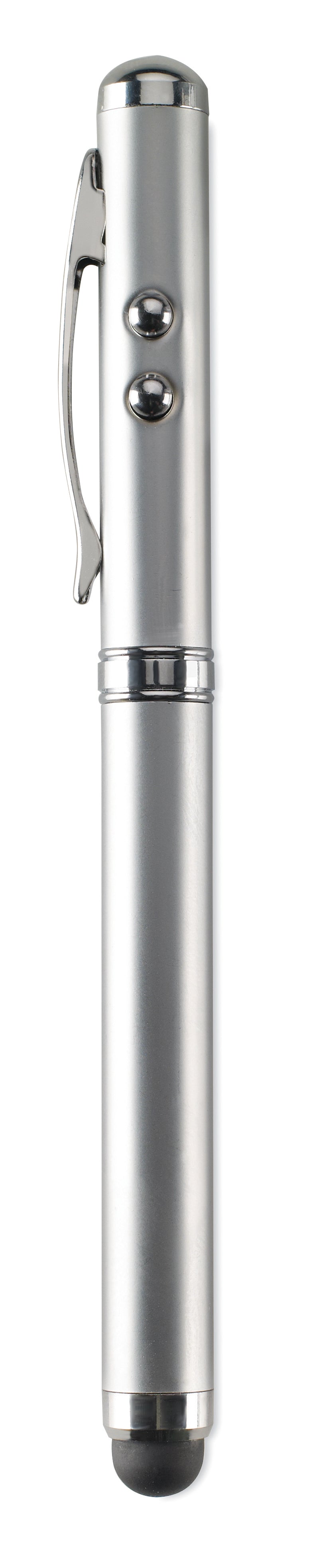 Laser pointer touch pen Triolux in mat zilver