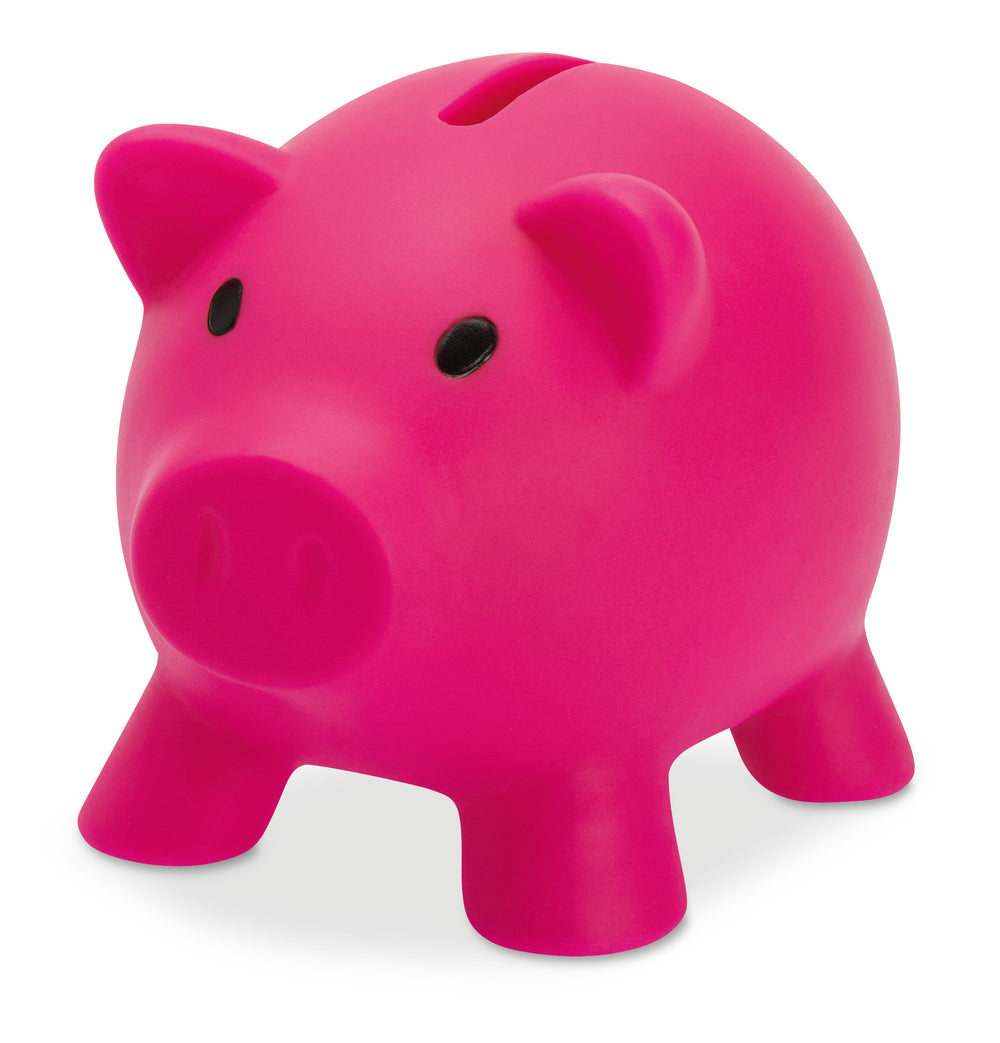 Spaarvarken Softco in fuchsia