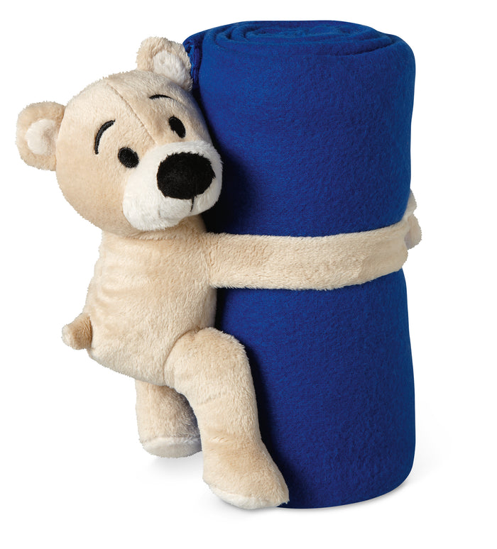 Fleece deken met beer bedrukken – Manta