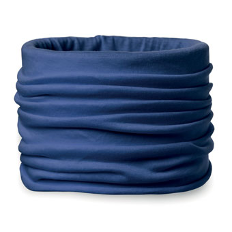Multifunction scarf, microfiber Daria in blauw