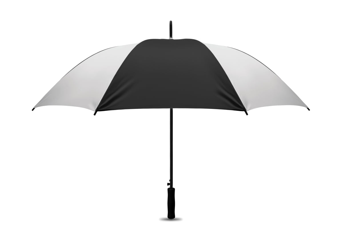 Paraplu, 27 inch Swansea in wit/zwart