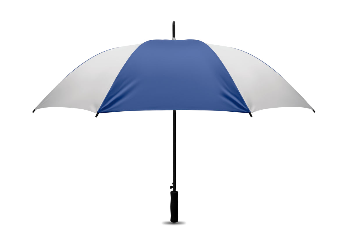 Paraplu, 27 inch Swansea in wit/blauw