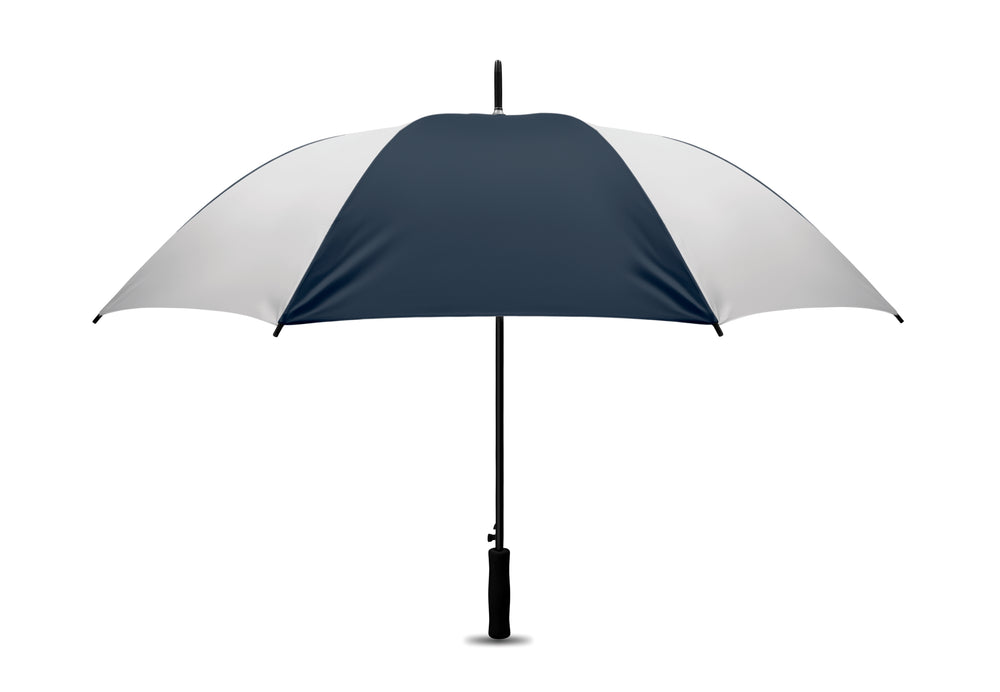 Paraplu, 27 inch Swansea in wit/donkerblauw