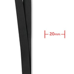 Ard, metalen haak. 20 mm Lany in zwart