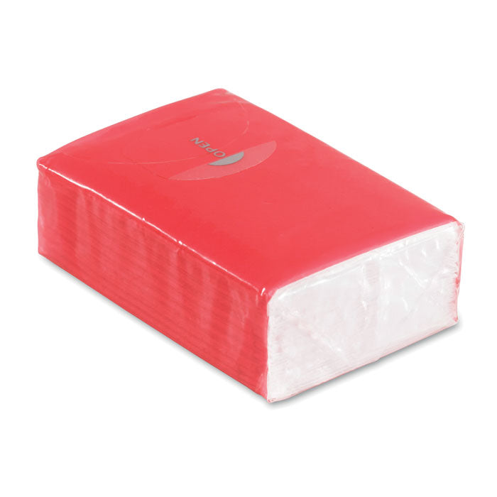 Pakje zakdoekjes Sneezie in rood